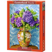 CASTORLAND C-104352-2 Bouquet of Hydrangeas, Puzzle 1000 Teile von CASTORLAND