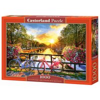 CASTORLAND C-104536-2 Picturesque Amsterdam with Bicycles, Puzzle 1000 Teile CASTORLAND C-104536-2 Picturesque Amsterdam with Bicycles, Puzzle 1000 Teile von CASTORLAND