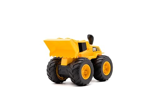 CAT BAU-Spielzeug, Tough Treads Radlader - 7” All-Terrain-Baumaschine mit Allradantrieb, interaktivem Hebel und funktionalem Lader, für Kinder ab 5 Jahren von CAT