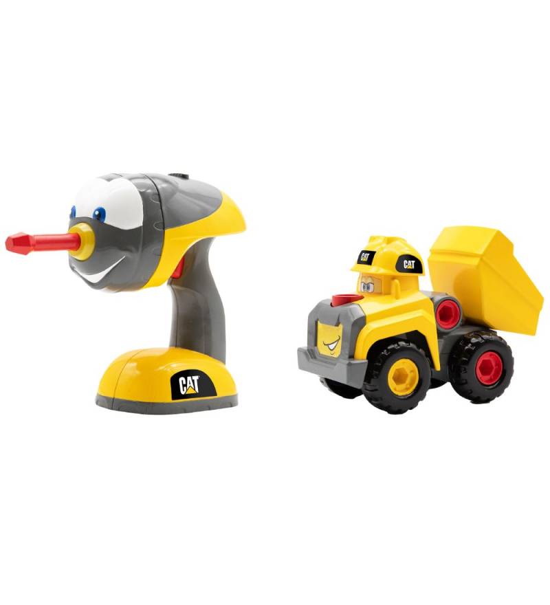 CAT Arbeitsmaschine m. Sound - Fix-It Fleet m. Dumper - CAT - One Size - Autos CAT Arbeitsmaschine m. Sound - Fix-It Fleet m. Dumper - CAT - One Size - Autos von CAT