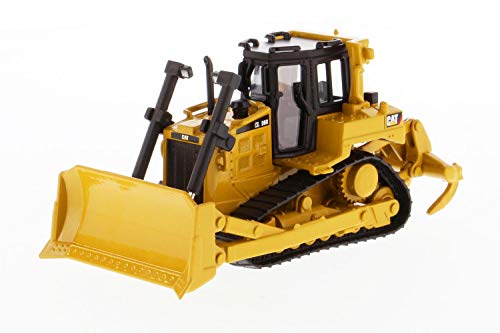 Diecast Masters 85607 - Caterpillar Kettendozer D6R XL, detailgetreues CAT Baufahrzeug in Displayfenster-Box, Maßstab 1:64, ca. 10,5 x 5 x 4,8 cm, ab 8 Jahren, für Sammler und als Geschenk geeignet von Diecast Masters