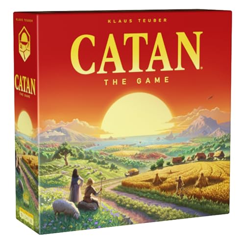CATAN 6. Ausgabe, Brettspiel, ab 10 Jahren, 3–4 Spieler, 60–90 Minuten Spieldauer von CATAN