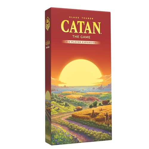 CATAN 6th Edition Erweiterung für 5–6 Spieler, Brettspiel, ab 10 Jahren, 3–6 Spieler, 60–90 Minuten Spieldauer CATAN 6th Edition Erweiterung für 5–6 Spieler, Brettspiel, ab 10 Jahren, 3–6 Spieler, 60–90 Minuten Spieldauer von CATAN