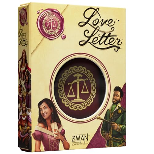 CATAN Liebesbrief-Kartenspiel (Aktualisierung 2025) – Abzugs- und Spielerbeseitigungsstrategiespiel für Kinder und Erwachsene, ab 10 Jahren, 2–6 Spieler, 20 Minuten Spielzeit, hergestellt von Z-Man von CATAN