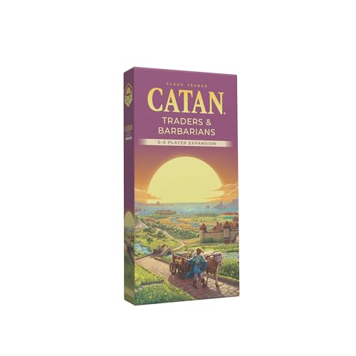 CATAN Traders & Barbarians: 5-6 Spieler Erweiterung 6th Edition | Brettspiel | ab 12 Jahren | 3-6 Spieler | 90-120 Minuten Spieldauer von CATAN