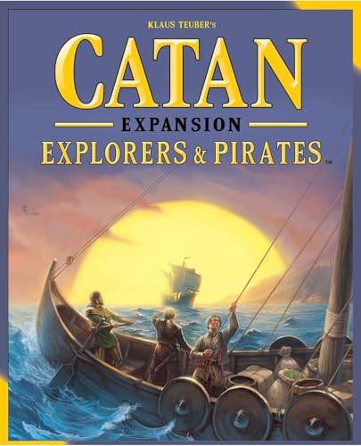 Mayfair Games Catan Entdecker und Piraten | Brettspiel-Erweiterung | Alter 12+ | 3-4 Spieler | 90 Minuten Spielzeit von CATAN