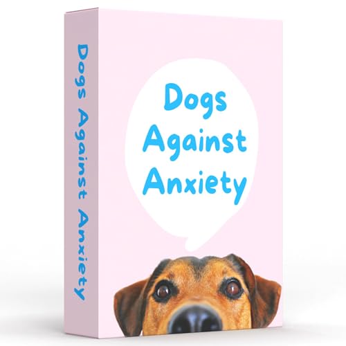 Catchyourdreams Dogs Against Anxiety Cards - 50 Karten für Selbstwertgefühl und Stress, Affirmationen für Angstgefühle Oracle Tarot Selbsttherapie (Hunde gegen Angst)… von CATCHYOURDREAMS