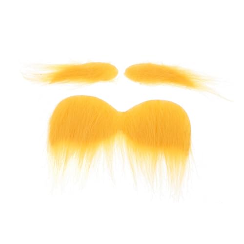 CATIEBYE 1 Set Party Essential Fake Schnurrbart Bart für Maskerade Prop Cosplay Bart Realistische Dekoration CATIEBYE 1 Set Party Essential Fake Schnurrbart Bart für Maskerade Prop Cosplay Bart Realistische Dekoration von CATIEBYE