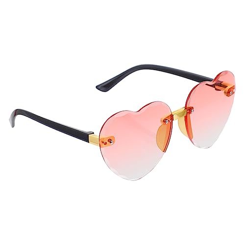 CATIEBYE 1Paar Herzförmige Randlose Sonnenbrille für Transparente Süßigkeitsfarbene für Sommerpartys Geburtstagsfeiern Cosplay Unisex Design CATIEBYE 1Paar Herzförmige Randlose Sonnenbrille für Transparente Süßigkeitsfarbene für Sommerpartys Geburtstagsfeiern Cosplay Unisex Design von CATIEBYE