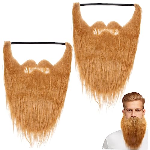 CATIEBYE 2 Stück Halloween Schnurrbärte Realistische Gefälschte Bartmasken Für Kostümpartys Cosplay Und Festlichkeiten Selbstklebend Und Einfach Anzubringen Ideal Für Erwachsene Und CATIEBYE 2 Stück Halloween Schnurrbärte Realistische Gefälschte Bartmasken Für Kostümpartys Cosplay Und Festlichkeiten Selbstklebend Und Einfach Anzubringen Ideal Für Erwachsene Und von CATIEBYE