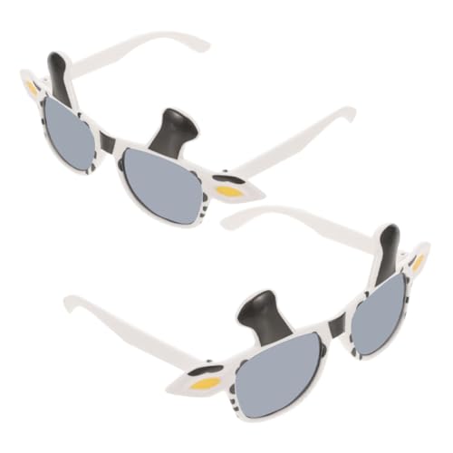 CATIEBYE 2 Stück Lustige Kuhbrille mit Übergroßen Augen für Kuh Kostüm Party Foto Requisite Detailreiche Cow Cosplay Brille für Karneval Fasching und Themenfeiern von CATIEBYE