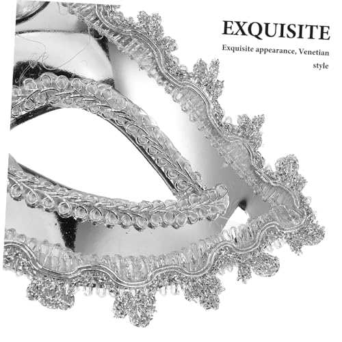 CATIEBYE 2 Stück Venezianische Damen Masquerade Maske mit Seitlicher Blumenverzierung und Stab Teiliges Gold und Silber Robuste Karnevalsmaske für Maskenball Halloween Partys und CATIEBYE 2 Stück Venezianische Damen Masquerade Maske mit Seitlicher Blumenverzierung und Stab Teiliges Gold und Silber Robuste Karnevalsmaske für Maskenball Halloween Partys und von CATIEBYE