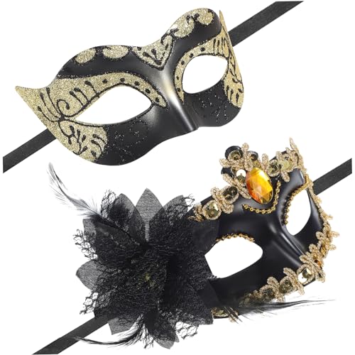 CATIEBYE Elegante Maskenbälle Für Paare. Dekorative Masken Im Vintage-stil Für Frauen Und Männer Für Partys Karneval Und Veranstaltungen. CATIEBYE Elegante Maskenbälle Für Paare. Dekorative Masken Im Vintage-stil Für Frauen Und Männer Für Partys Karneval Und Veranstaltungen. von CATIEBYE