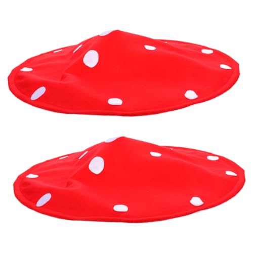 CATIEBYE 2 Stück Versatile Pilzmütze für Erwachsene Einzigartiger Dekorationshut für Cosplay Festivals und Feierlichkeiten CATIEBYE 2 Stück Versatile Pilzmütze für Erwachsene Einzigartiger Dekorationshut für Cosplay Festivals und Feierlichkeiten von CATIEBYE