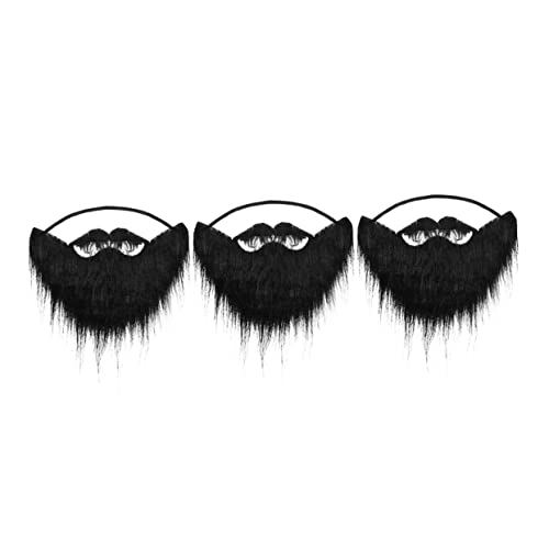 CATIEBYE 3 Stück Falscher Schnurrbart für Halloween und Kostümpartys Realistisches Gesichtshaar für Erwachsene und Selbstklebend Elastisch Party Deko und Cosplay Zubehör CATIEBYE 3 Stück Falscher Schnurrbart für Halloween und Kostümpartys Realistisches Gesichtshaar für Erwachsene und Selbstklebend Elastisch Party Deko und Cosplay Zubehör von CATIEBYE