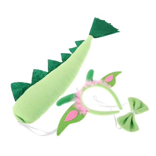 CATIEBYE Dinosaurier Kostümset für Tierische Kopfbedeckung und Fliege für Rollenspiele Geburtstagsfeiern und Feiertagsfeiern Lebhaftes Kreatives Design für Fantasievolles CATIEBYE Dinosaurier Kostümset für Tierische Kopfbedeckung und Fliege für Rollenspiele Geburtstagsfeiern und Feiertagsfeiern Lebhaftes Kreatives Design für Fantasievolles von CATIEBYE