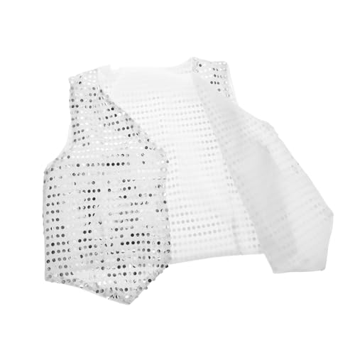 CATIEBYE Glitzer-paillettenweste Für Disco Dance Performances Glänzende Und Auffällige Weste Leichte Paillistin Weste Coat Costem Abschnitt Shiny Discokugel Thema Weste CATIEBYE Glitzer-paillettenweste Für Disco Dance Performances Glänzende Und Auffällige Weste Leichte Paillistin Weste Coat Costem Abschnitt Shiny Discokugel Thema Weste von CATIEBYE