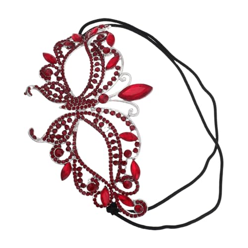 CATIEBYE Halbgesichts Maske mit Kristallbesatz Damen Kostüm Maske Vielseitig für Karneval Bälle und Festliche Feiern Geeignet CATIEBYE Halbgesichts Maske mit Kristallbesatz Damen Kostüm Maske Vielseitig für Karneval Bälle und Festliche Feiern Geeignet von CATIEBYE