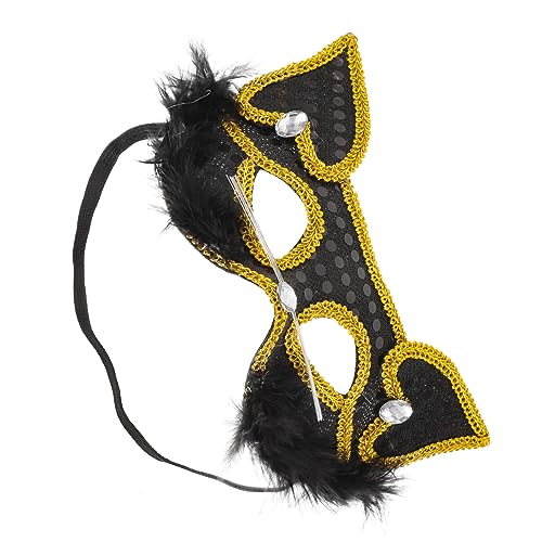 CATIEBYE Halloween Masken für Frauen Glitzernde Tiermaske Schwarz Cosplay Karneval Partys Maskeraden Hochwertige Bequeme und Langlebige Maske CATIEBYE Halloween Masken für Frauen Glitzernde Tiermaske Schwarz Cosplay Karneval Partys Maskeraden Hochwertige Bequeme und Langlebige Maske von CATIEBYE