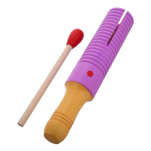 CATIEBYE Hölzerner Tonblock Kinder Montessori Musikspielzeug Frühschulzeitpercussion Instrument Mit Stick Für Vorschul -musikentwicklung von CATIEBYE