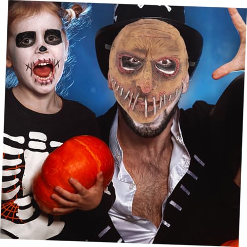 CATIEBYE Horrormaske Lady Halloween Gruselkostüme Dämon Realistische Gruselmaske LED Kopf Sensenmann Party Gruselige Gesichtsmaske Cosplay Blutiges Erwachsenes Geisterskelett Grim N Masken CATIEBYE Horrormaske Lady Halloween Gruselkostüme Dämon Realistische Gruselmaske LED Kopf Sensenmann Party Gruselige Gesichtsmaske Cosplay Blutiges Erwachsenes Geisterskelett Grim N Masken von CATIEBYE