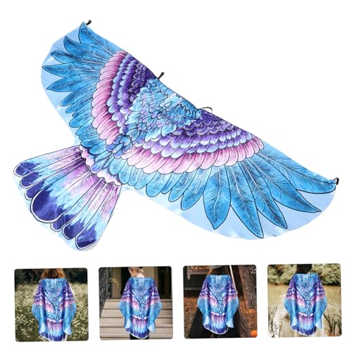 CATIEBYE Leichter Verstellbarer Adlerflügel Umhang für Erwachsene Bunte Vogel Flügelkostümdeko Komfortabler Party Favor für Halloween Karneval Cosplay und Themenpartys CATIEBYE Leichter Verstellbarer Adlerflügel Umhang für Erwachsene Bunte Vogel Flügelkostümdeko Komfortabler Party Favor für Halloween Karneval Cosplay und Themenpartys von CATIEBYE