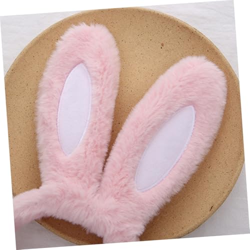CATIEBYE Plüsch Hasenohren Haarreif Leichtes Stirnband Mädchen Party Cosplay Süßes Festival Accessoire Rosa CATIEBYE Plüsch Hasenohren Haarreif Leichtes Stirnband Mädchen Party Cosplay Süßes Festival Accessoire Rosa von CATIEBYE