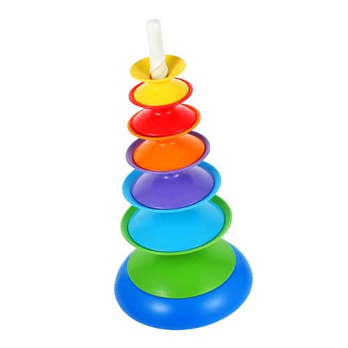 CATIEBYE Regenbogenrad Balancierspiel Für Kreisspielzeug Stapeln Für Die Frühe Entwicklung Farberkennungsspielzeug Kreis Stapelspielzeug Stapelring Colorful Plastik CATIEBYE Regenbogenrad Balancierspiel Für Kreisspielzeug Stapeln Für Die Frühe Entwicklung Farberkennungsspielzeug Kreis Stapelspielzeug Stapelring Colorful Plastik von CATIEBYE
