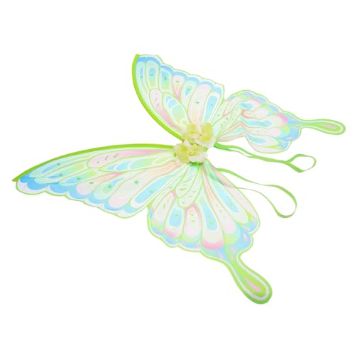 CATIEBYE Schmetterlingsflügel Kostüm Polyester Leicht Elegant Requisite Party Accessoire Grün CATIEBYE Schmetterlingsflügel Kostüm Polyester Leicht Elegant Requisite Party Accessoire Grün von CATIEBYE