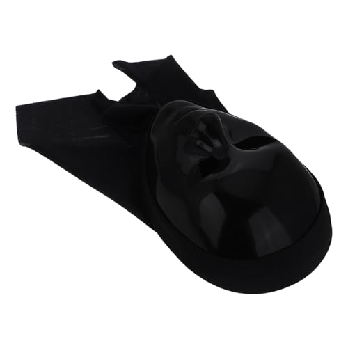 CATIEBYE Halloween-maske Schwarze Maskerade-maske Für Paare Street-dance-mottoparty Realistisches Design von CATIEBYE