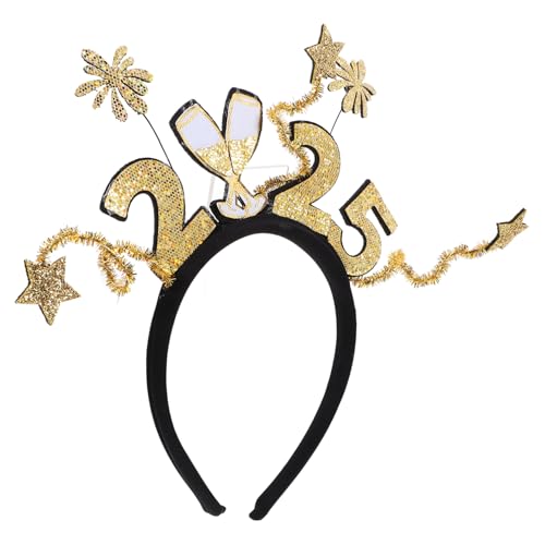 CATIEBYE Silvester Haarreif mit Sternen Year Party Haarreif für Erwachsene Festlicher Kopfschmuck als Foto Requisite und Karneval Accessoire CATIEBYE Silvester Haarreif mit Sternen Year Party Haarreif für Erwachsene Festlicher Kopfschmuck als Foto Requisite und Karneval Accessoire von CATIEBYE