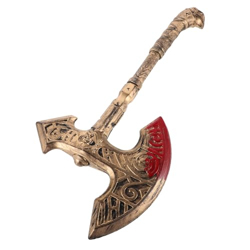 CATIEBYE Simulierte Waffenprops Halloween-Cosplay-Stütze Bühnenrequisiten Filmrequisiten verkleiden Sich gefälschte Äxte gefälschte Axe -Requisite Plastik Golden CATIEBYE Simulierte Waffenprops Halloween-Cosplay-Stütze Bühnenrequisiten Filmrequisiten verkleiden Sich gefälschte Äxte gefälschte Axe -Requisite Plastik Golden von CATIEBYE