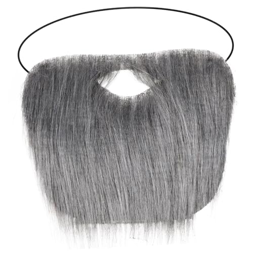 CATIEBYE Weihnachtsmann Dekorations Requisiten Dunkler Realistischer Kunstbart Kostümbart Für Sander Großer Bräutigam Der Buschige Form Hat Lockiger Grauer Kleiner Bob Cosplay CATIEBYE Weihnachtsmann Dekorations Requisiten Dunkler Realistischer Kunstbart Kostümbart Für Sander Großer Bräutigam Der Buschige Form Hat Lockiger Grauer Kleiner Bob Cosplay von CATIEBYE