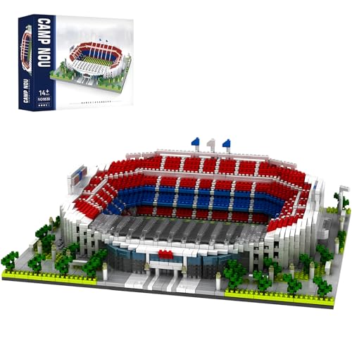 CAXIMSY Barcelona Fußballstadion Bausteine, Spielzeug, Fußballarchitektur, Modellbausätze, Geschenke für Erwachsene, Kinder, Jungen, 3500 + Teile CAXIMSY Barcelona Fußballstadion Bausteine, Spielzeug, Fußballarchitektur, Modellbausätze, Geschenke für Erwachsene, Kinder, Jungen, 3500 + Teile von CAXIMSY