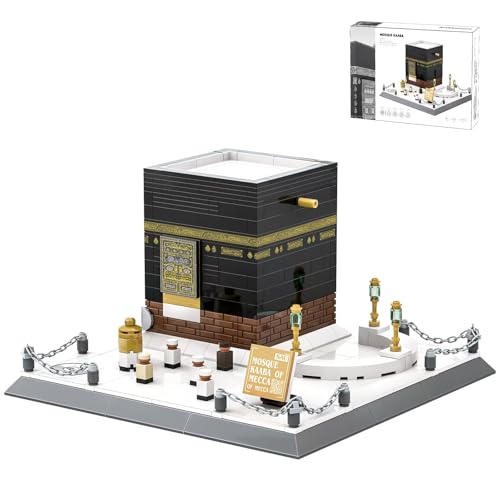 CAXIMSY Islamische Moschee Kaaba Architekturmodell Baustein Sets mekka muslimische Ziegelsteine Spielzeug Hajj Kit Eid Geschenke für Kinder Erwachsene 446 Stück CAXIMSY Islamische Moschee Kaaba Architekturmodell Baustein Sets mekka muslimische Ziegelsteine Spielzeug Hajj Kit Eid Geschenke für Kinder Erwachsene 446 Stück von CAXIMSY