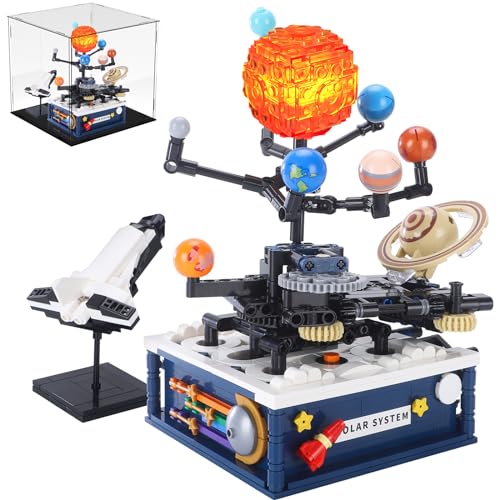 CAXIMSY Technic Sonnensystem BausatzSet Mit Licht and Acryl Displaydeckel 775 Teile MOC Technik Planeten Erde Mond Sonne Modell Bausteine Klemmbausteine Für Kinder ab 6-14 Jahre CAXIMSY Technic Sonnensystem BausatzSet Mit Licht and Acryl Displaydeckel 775 Teile MOC Technik Planeten Erde Mond Sonne Modell Bausteine Klemmbausteine Für Kinder ab 6-14 Jahre von CAXIMSY