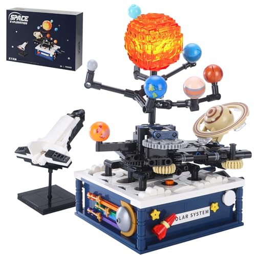CAXIMSY Technic Erde Mond Sonne Sonnensystem Modell Technik Bausteine BausatzSet 775 Teile MOC Technic Klemmbausteine (solar System) von CAXIMSY