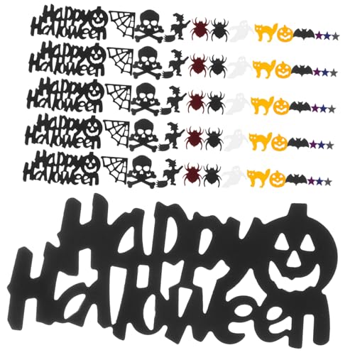 CAXUSD 1 Packung Halloween-deko-konfetti Tischkonfetti Halloween-tischstreuung Spinnenkonfetti Für Die Dekoration Dekorative Streuung Halloween-verzierung Festival Konfetti Pvc von CAXUSD