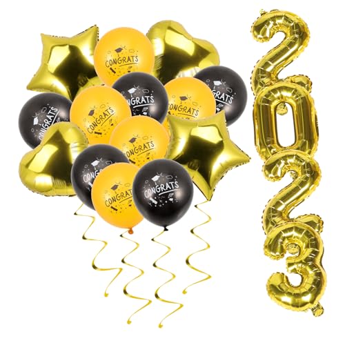 CAXUSD Abschlussdekorationen Klassenballons 2023 Abschlussthema Aluminiumfolie Für Klassenzimmer-ornamente CAXUSD Abschlussdekorationen Klassenballons 2023 Abschlussthema Aluminiumfolie Für Klassenzimmer-ornamente von CAXUSD