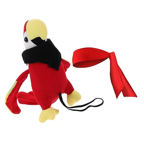 CAXUSD 1 Satz Stütze Figur Perücke Maske Halloween Costume Halloween Kleidung Halloween Kostuem karnevalskostüme ausgestopfter Papagei auf der Schulter Angebot für Piratenkostüme Plüsch von CAXUSD