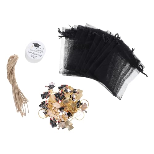 CAXUSD 1 Satz Teiliges mit Eleganten Abschluss Kettenanhängern Organza Taschen und Etiketten Mini Abschlussmützen Charms für Unvergessliche Erinnerungen an Abschluss CAXUSD 1 Satz Teiliges mit Eleganten Abschluss Kettenanhängern Organza Taschen und Etiketten Mini Abschlussmützen Charms für Unvergessliche Erinnerungen an Abschluss von CAXUSD