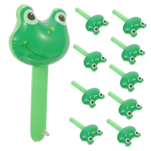 CAXUSD 10 Stück Aufblasbare Tierhämmer Frosch Zum Aufblasen Spielzeug Mit Glocke Für Geburtstagspartys CAXUSD 10 Stück Aufblasbare Tierhämmer Frosch Zum Aufblasen Spielzeug Mit Glocke Für Geburtstagspartys von CAXUSD