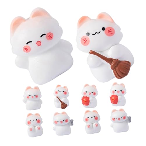 CAXUSD 10 Stück Kätzchen-Ornamente Miniatur-katzenfiguren Kleine Katzenfiguren Landschaftskatzenfiguren Kätzchenfiguren Katzenfiguren Miniatur-landschaftsdekoration Mit Katze Harz CAXUSD 10 Stück Kätzchen-Ornamente Miniatur-katzenfiguren Kleine Katzenfiguren Landschaftskatzenfiguren Kätzchenfiguren Katzenfiguren Miniatur-landschaftsdekoration Mit Katze Harz von CAXUSD