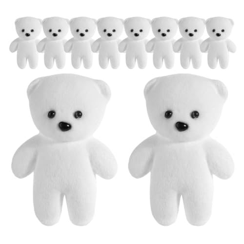 CAXUSD Weichschaum Mini Bär Plüsch 10 Stück Spielzeug Für Wohnkultur Babyparty Abschlussfeier Weihnachten von CAXUSD