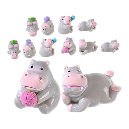 CAXUSD 12 Stück Süße verspielte Ornamente süße Autodekorationen Mini-Nilpferd kleine Tierfiguren Miniaturtiere Nilpferdfiguren Cupcake-Topper mit Tieren winzige Figur Harz CAXUSD 12 Stück Süße verspielte Ornamente süße Autodekorationen Mini-Nilpferd kleine Tierfiguren Miniaturtiere Nilpferdfiguren Cupcake-Topper mit Tieren winzige Figur Harz von CAXUSD