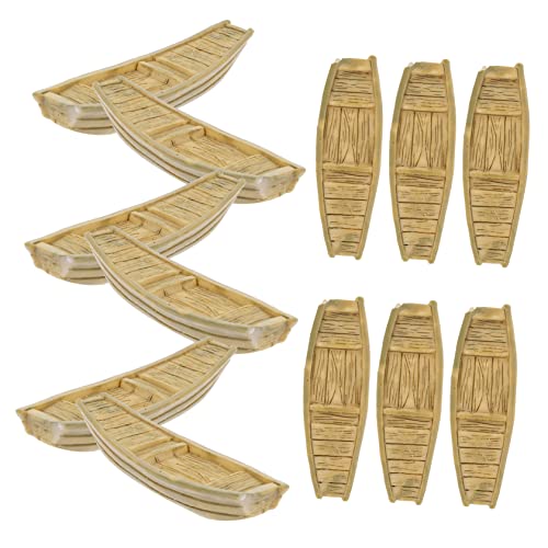 CAXUSD 15pcs Harz Boot Figuren Miniatur Fischerboote Für Und Jungen Und Mädchen Decor von CAXUSD