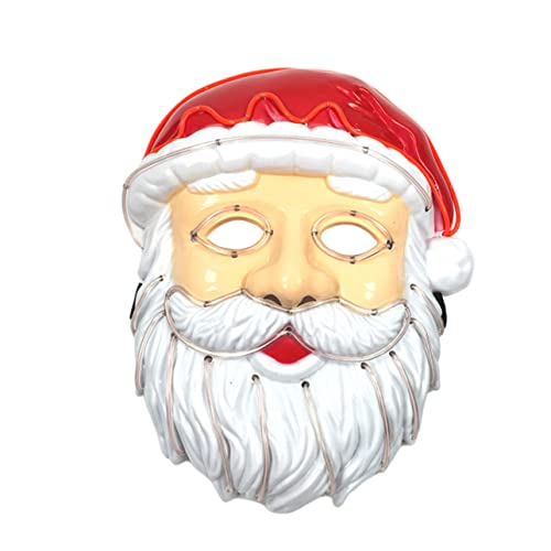 CAXUSD Kreative Weihnachtsmann-maske Mit -licht Weihnachtsmaske Für Foto-aktivitäten Festivals Feiern CAXUSD Kreative Weihnachtsmann-maske Mit -licht Weihnachtsmaske Für Foto-aktivitäten Festivals Feiern von CAXUSD