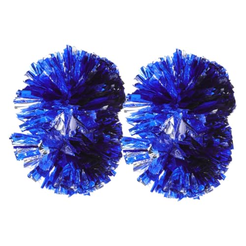 CAXUSD 2 Stück Cheerleading Blumenball Cheering Poms Cheering Pom Poms Dekorative Pom Poms Cheerleading Requisiten Cheering Pompons Requisite Cheerleading Pompom Fußball von CAXUSD