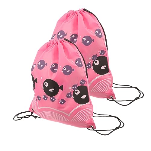 CAXUSD 2 Stück Rucksäcke mit Kordelzug Gepäck Turnbeutel mit Kordelzug Netz turntasche aufbewahrungstasche wasserdichte tasche Rucksack für Männer Frauen Tasche mit Kordelzug Oxford Rosa CAXUSD 2 Stück Rucksäcke mit Kordelzug Gepäck Turnbeutel mit Kordelzug Netz turntasche aufbewahrungstasche wasserdichte tasche Rucksack für Männer Frauen Tasche mit Kordelzug Oxford Rosa von CAXUSD