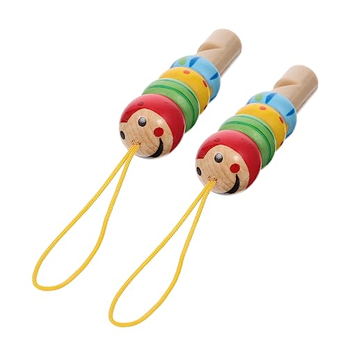 CAXUSD 2 Stück hölzerne Pfeife Kleinkinderinstrumente -Instrument Kinderspielzeug pfeifen Musikalisches Musikinstrumente Geräuschspielzeug Massivholz Bunt CAXUSD 2 Stück hölzerne Pfeife Kleinkinderinstrumente -Instrument Kinderspielzeug pfeifen Musikalisches Musikinstrumente Geräuschspielzeug Massivholz Bunt von CAXUSD